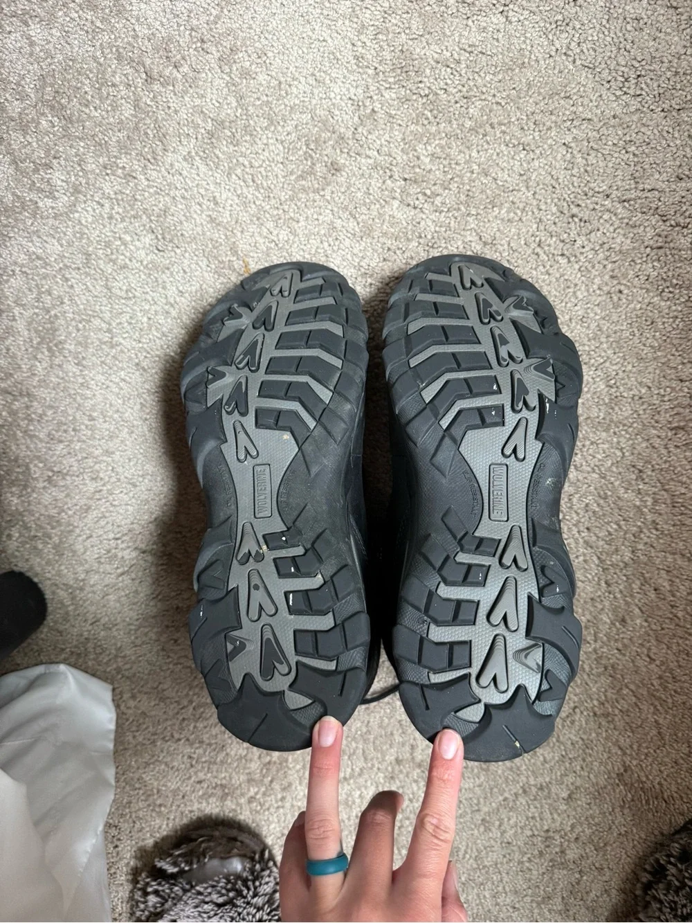 Wolverine Black Leather Boots